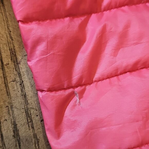 Pink Hooded puffer jacket size M 7/8 Eddie Bauer - Picture 11 of 12
